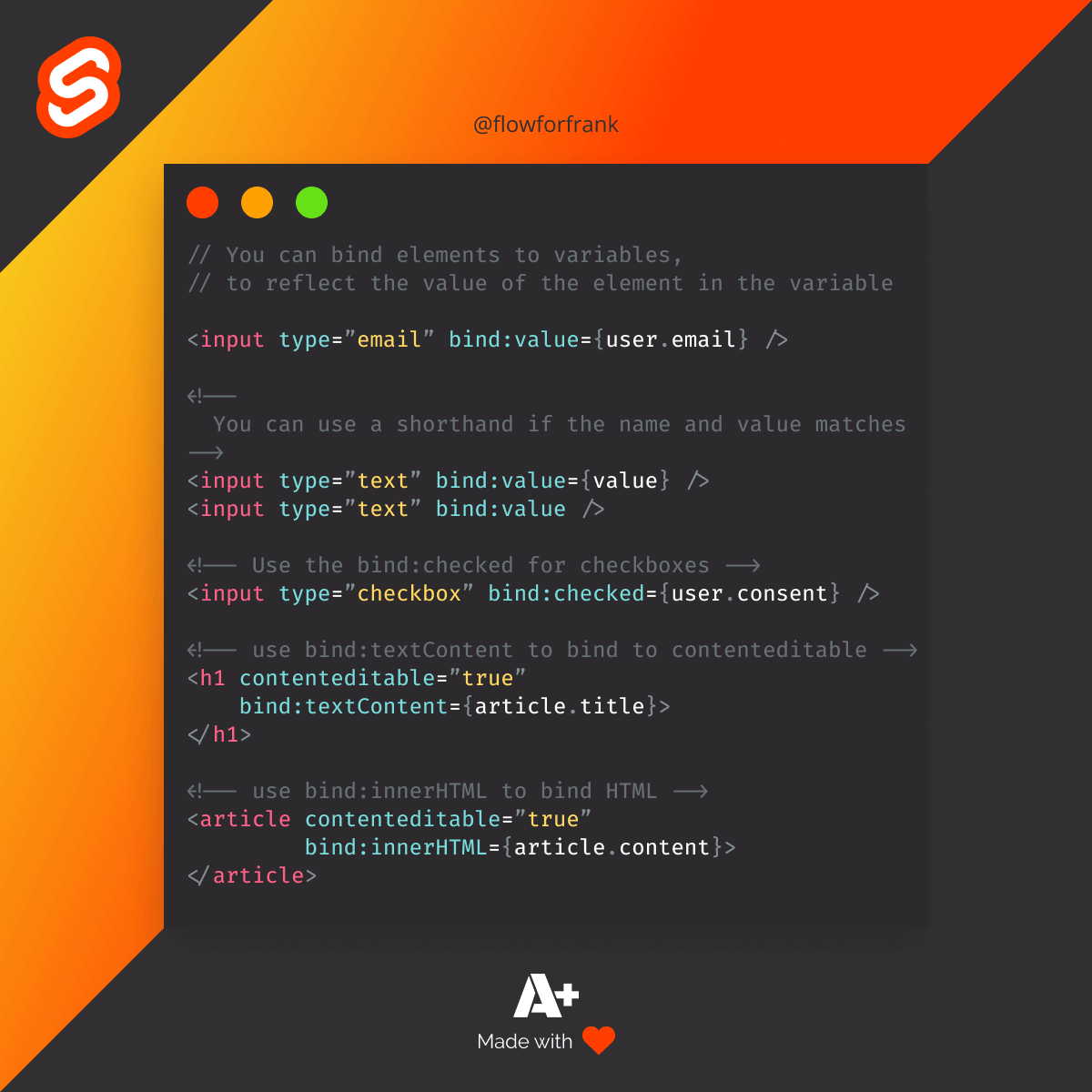 How Binding Works in Svelte
