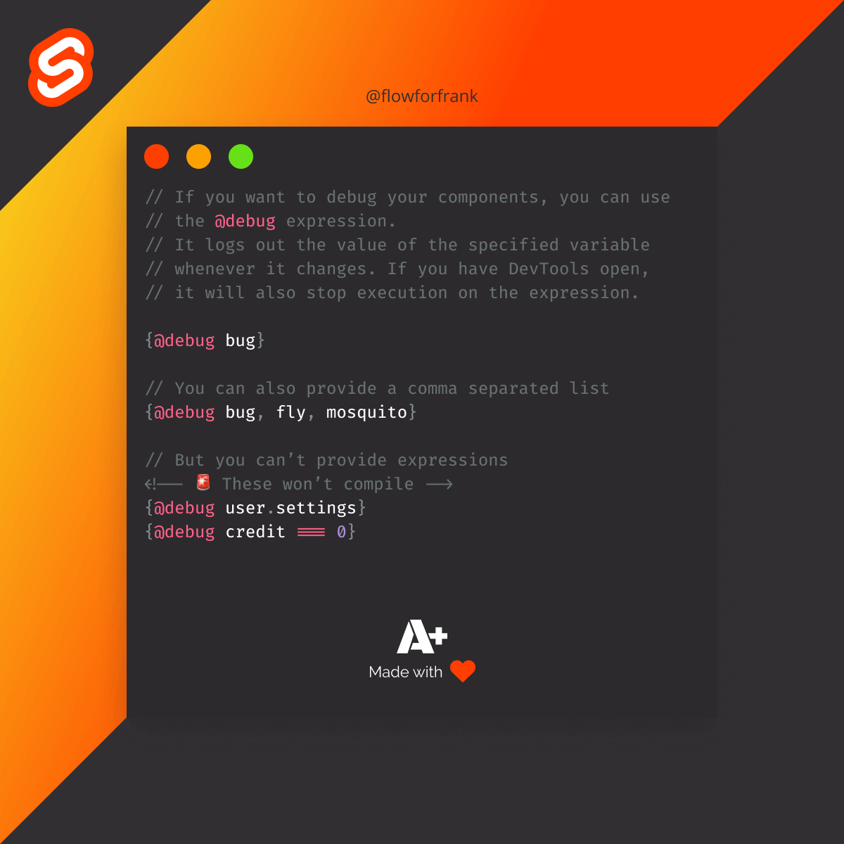 How to Debug Components in Svelte