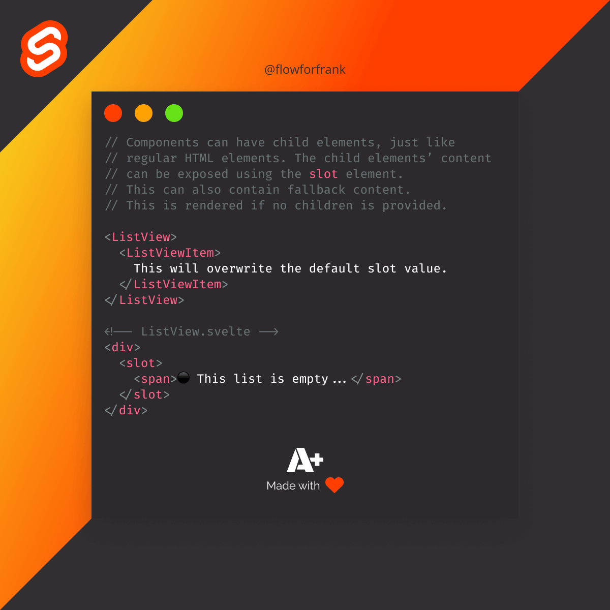 What Are Slots in Svelte?