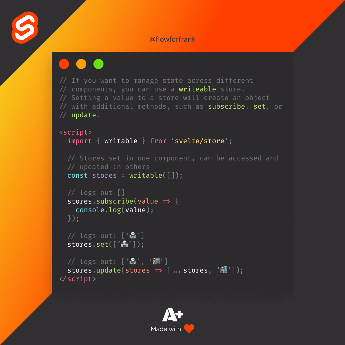 How to Manage State Across Different Components in Svelte
