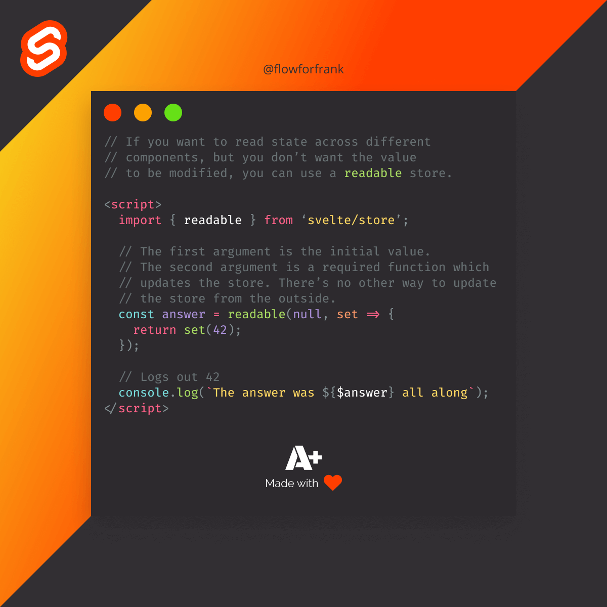How to Read State Across Different Components in Svelte