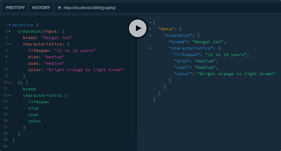 Creating MongoDB collection with GraphQL in NestJS