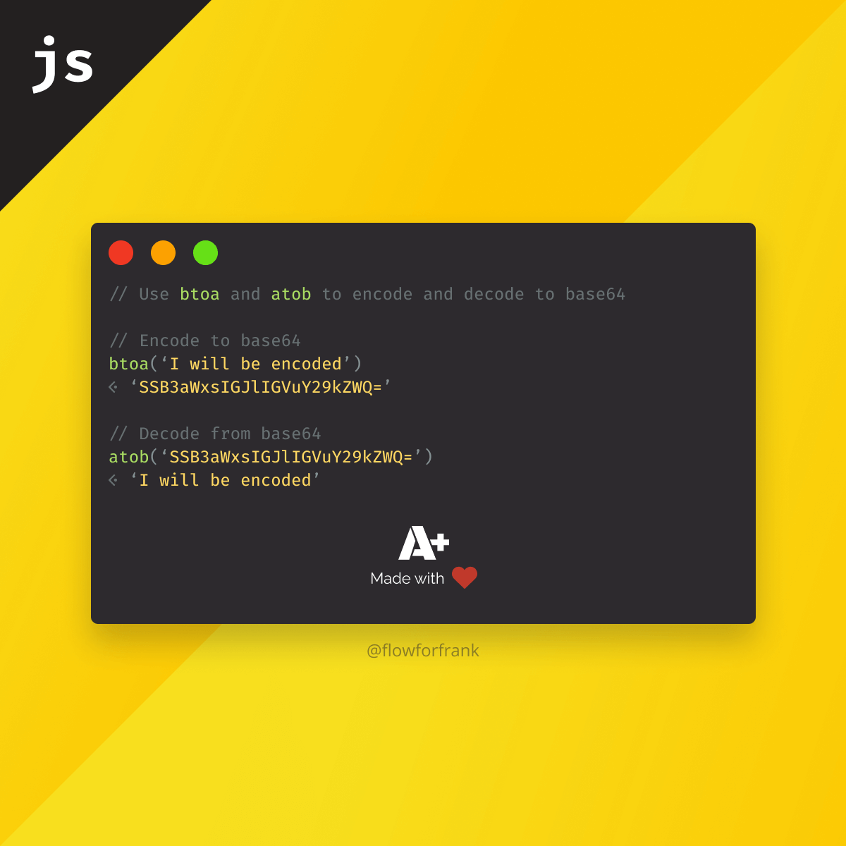 What to Look Out For When Encoding to Base64 in JavaScript